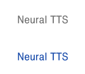 Neural TTS